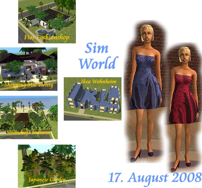 Sims 2 Downloads: Community Lots, Evening Dress, Dorm